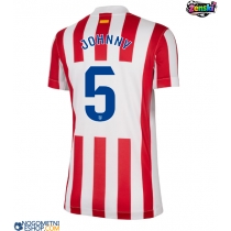 Ženski Nogometni dresi Atletico Madrid Johnny Cardoso #5 Domači 2025-26 Kratek Rokav